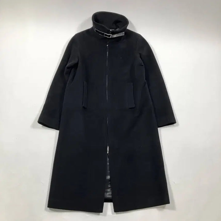 [BUNJANG] Agnès b. Riri Zip High Neck Coat / 아네스베 riri zip 버클 하이넥 코트