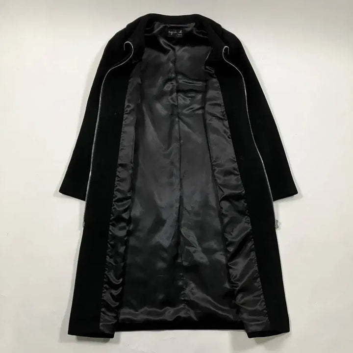 [BUNJANG] Agnès b. Riri Zip High Neck Coat / 아네스베 riri zip 버클 하이넥 코트