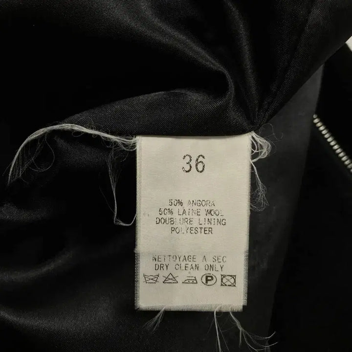 [BUNJANG] Agnès b. Riri Zip High Neck Coat / 아네스베 riri zip 버클 하이넥 코트
