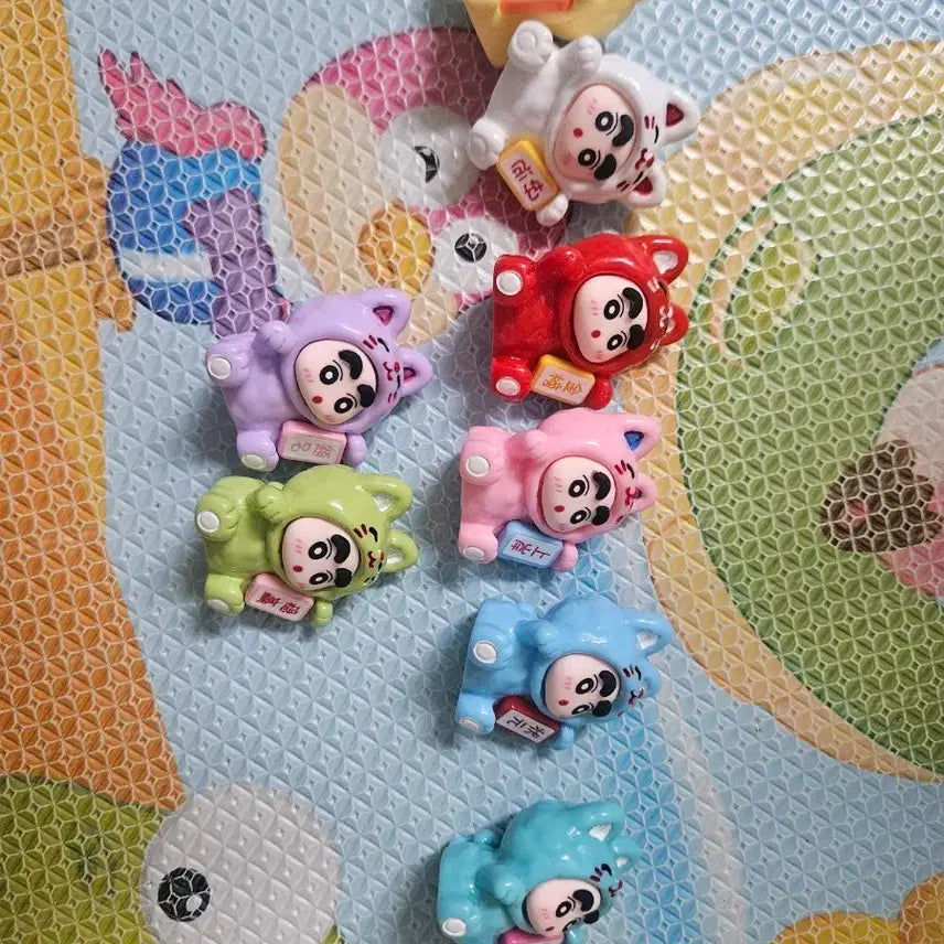 [BUNJANG] Jjanggu Cat Figure Set / 짱구고양이