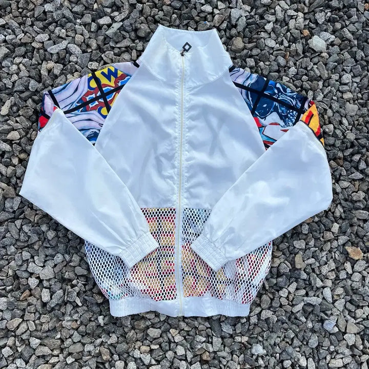 [BUNJANG] Yiyuan Vintage Embroidered Windbreaker / YIYUAN  빈티지 자수 바람막이 (실측확인)