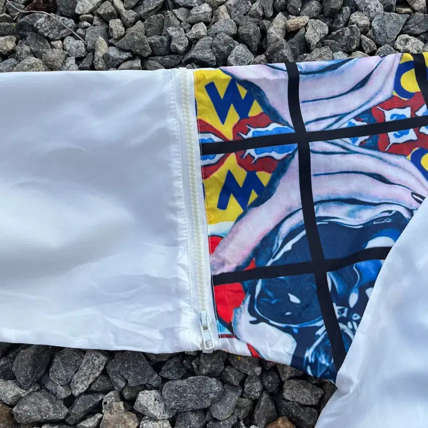 [BUNJANG] Yiyuan Vintage Embroidered Windbreaker / YIYUAN  빈티지 자수 바람막이 (실측확인)