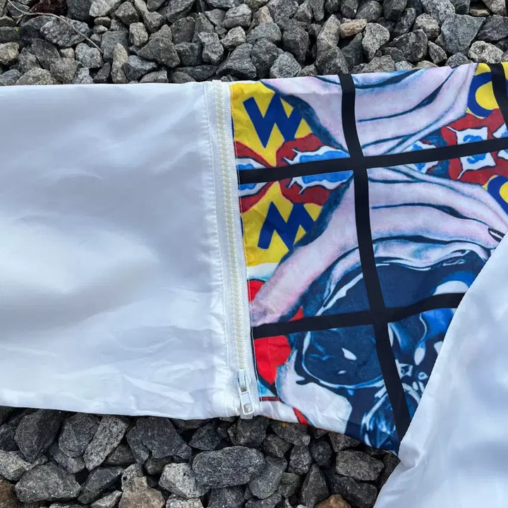 [BUNJANG] Yiyuan Vintage Embroidered Windbreaker / YIYUAN  빈티지 자수 바람막이 (실측확인)