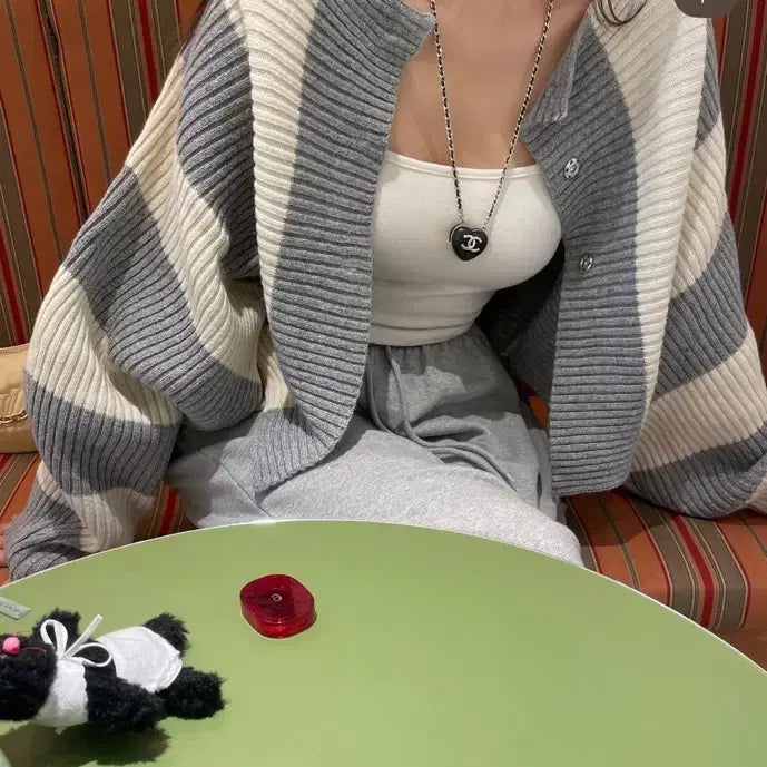 [BUNJANG] Mood Nine Blanket Cardigan / 무드나인 블랭킷 가디건