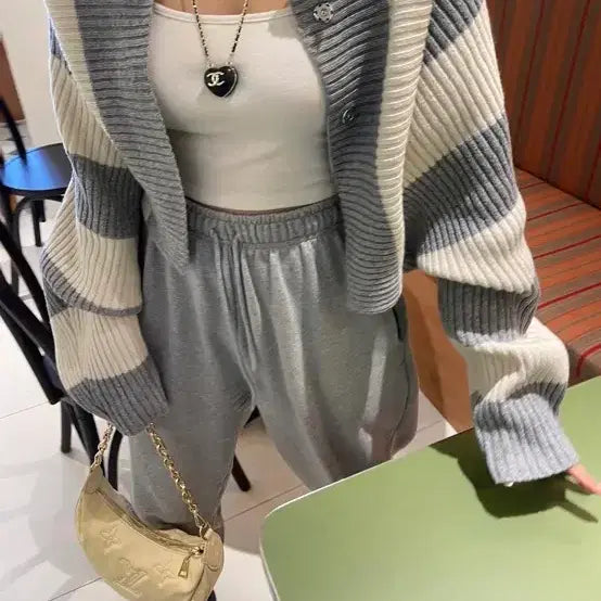 [BUNJANG] Mood Nine Blanket Cardigan / 무드나인 블랭킷 가디건