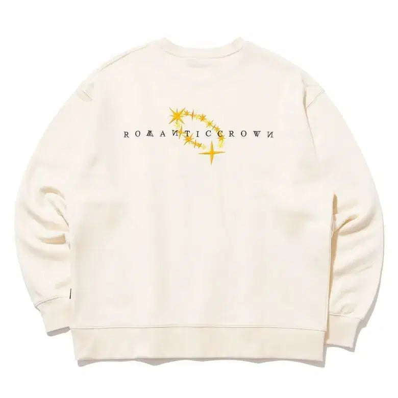 [SOLD OUT] 로맨틱크라운 로맨틱 릴리 스웨트 셔츠 오트밀 맨투맨 s