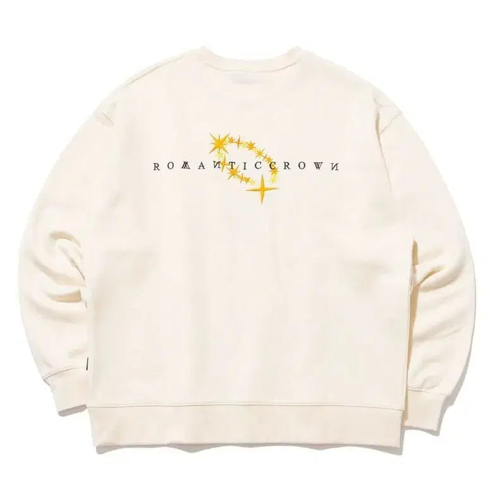 [SOLD OUT] 로맨틱크라운 로맨틱 릴리 스웨트 셔츠 오트밀 맨투맨 s