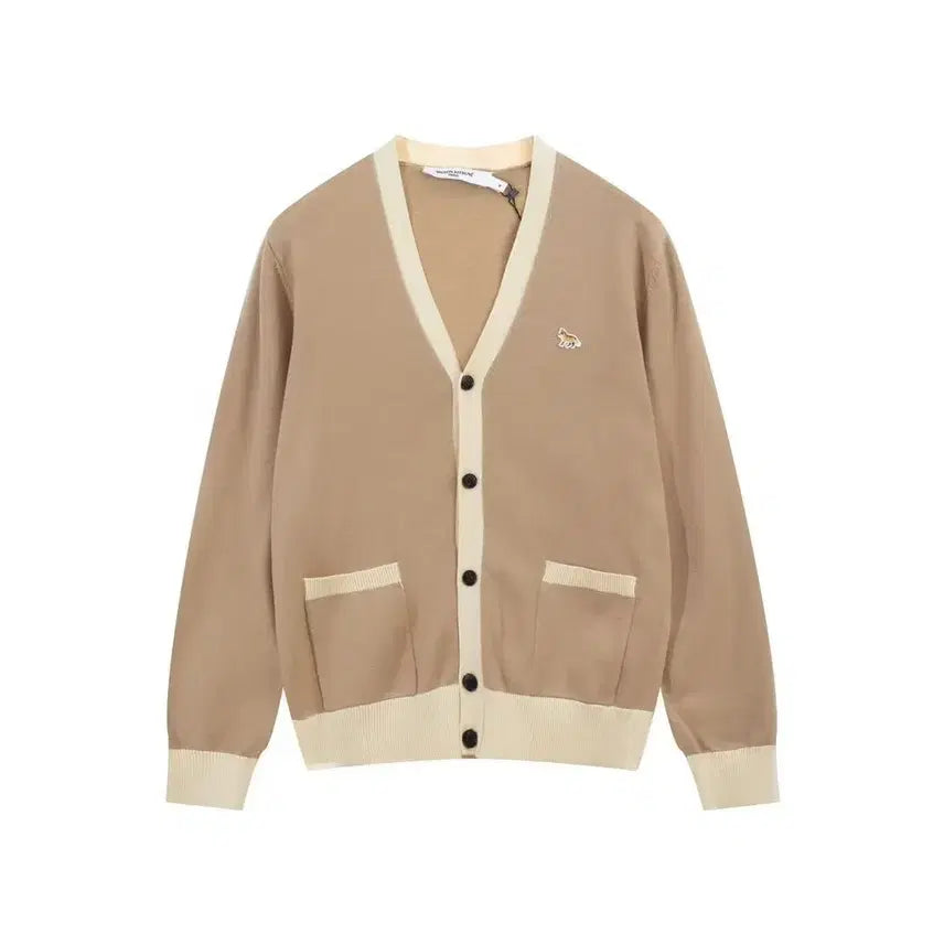[BUNJANG] Maison Kitsune V-Neck Cardigan / 메종키츠네 가디건 남녀공용 브이넥니트 4color