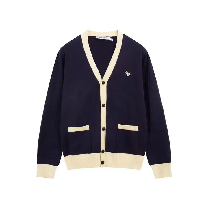 [BUNJANG] Maison Kitsune V-Neck Cardigan / 메종키츠네 가디건 남녀공용 브이넥니트 4color