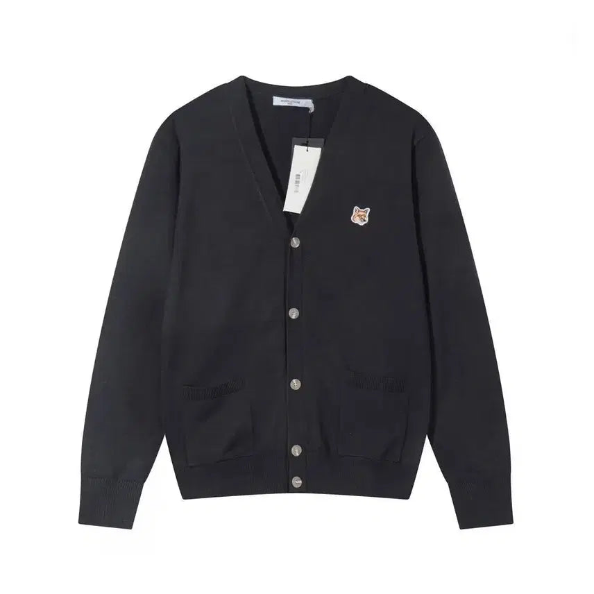 [BUNJANG] Maison Kitsune Unisex V-Neck Cardigan / 메종키츠네 남녀공용 가디건 브이넥 봄가을컬러니트 6color