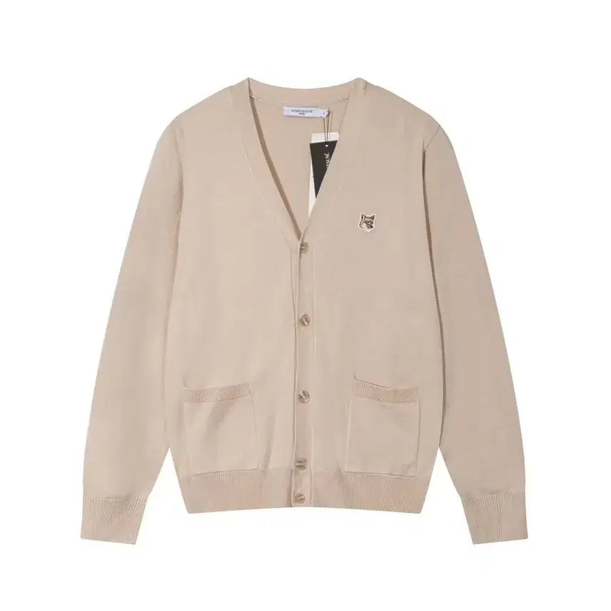 [BUNJANG] Maison Kitsune Unisex V-Neck Cardigan / 메종키츠네 남녀공용 가디건 브이넥 봄가을컬러니트 6color