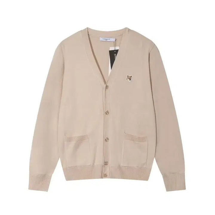 [BUNJANG] Maison Kitsune Unisex V-Neck Cardigan / 메종키츠네 남녀공용 가디건 브이넥 봄가을컬러니트 6color
