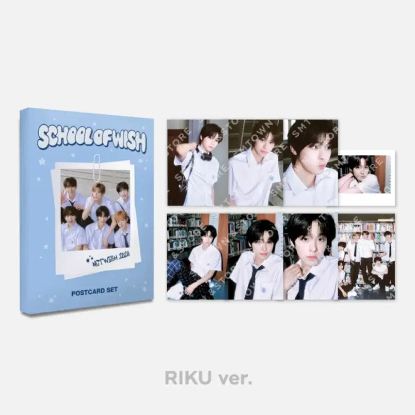 [BUNJANG] School of Wish Riku Postcard Set / 스쿨오브위시 포스트카드 세트 리쿠 양도