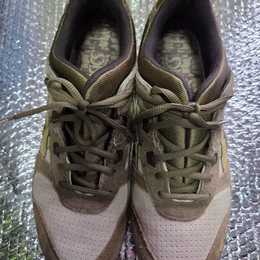 [BUNJANG] Asics Gel Lyte III Khaki Beige Walking Shoes / 아식스 젤 라이트 III 카키 베이지 280mm