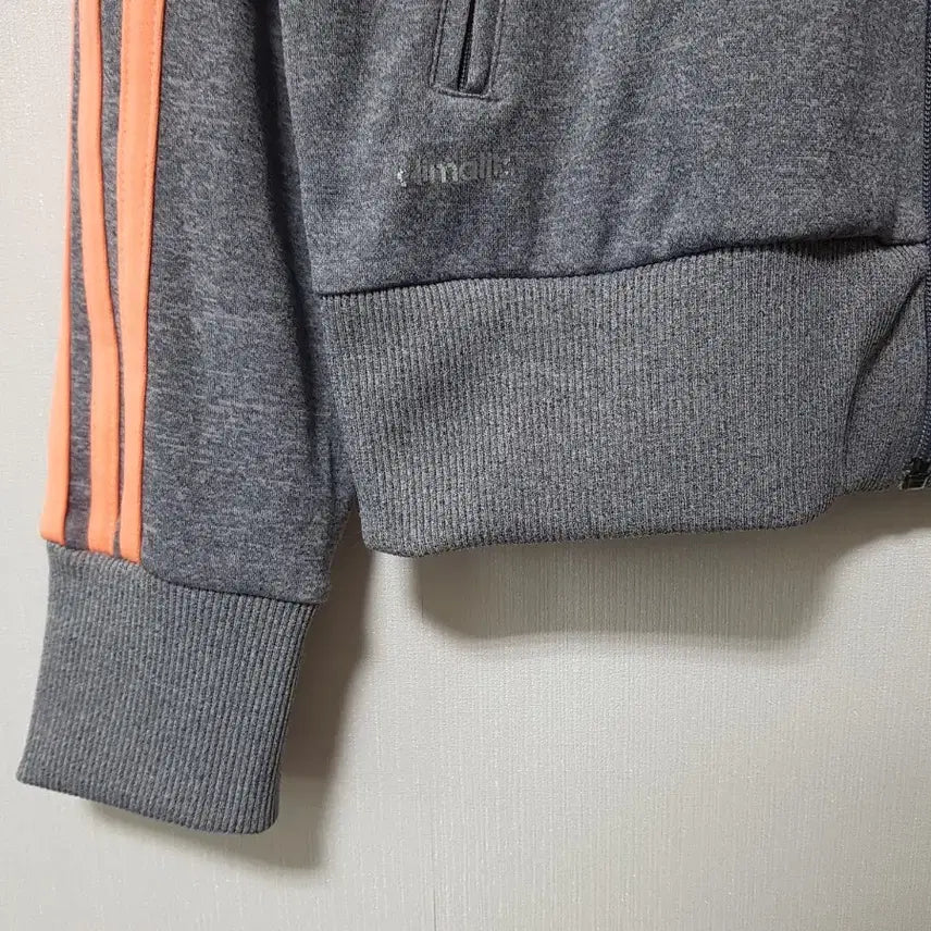 [BUNJANG] Adidas Three-Stripe Track Top Gray/Orange (Size 90) / 4)아디다스 삼선 트랙탑 그레이/오렌지 90