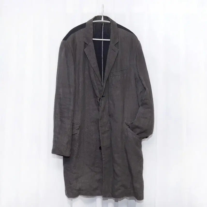 [BUNJANG] SERIES Italy Dinamo Linen Long Jacket / 시리즈 (series) 이태리 디나모 천연 린넨 롱자켓 (100-105)