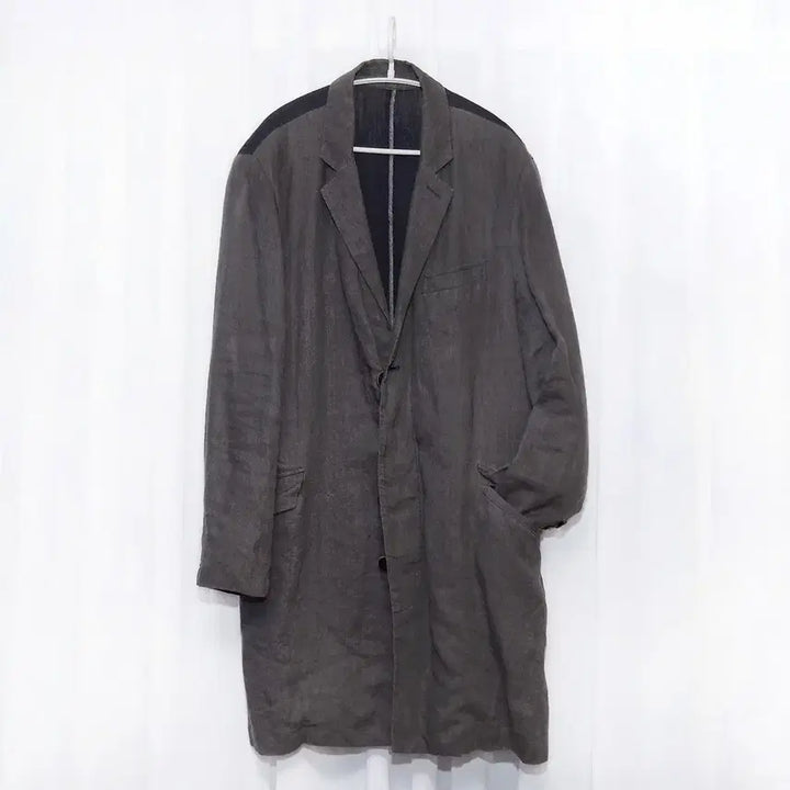 [BUNJANG] SERIES Italy Dinamo Linen Long Jacket / 시리즈 (series) 이태리 디나모 천연 린넨 롱자켓 (100-105)