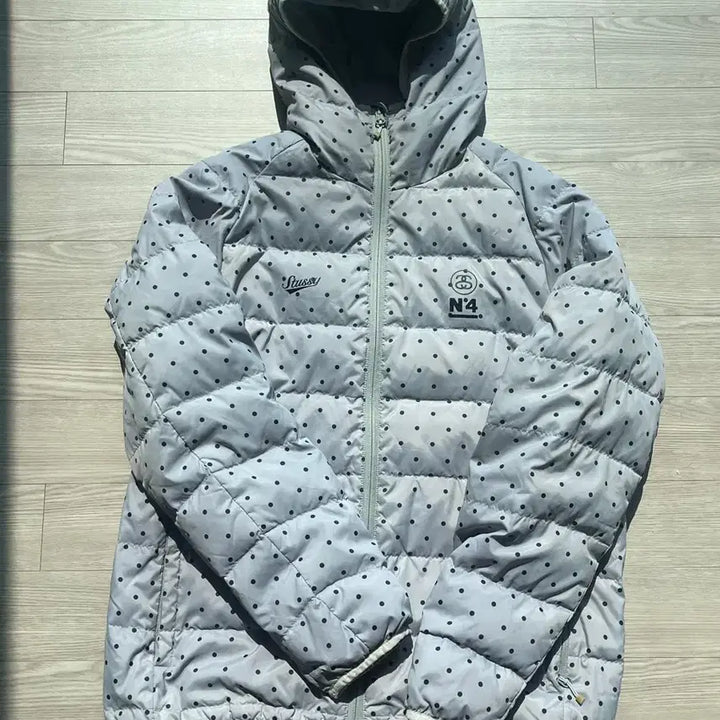 [BUNJANG] Stussy Polka Dot Lightweight Padded Jacket / 희귀) 스투시 도트 땡땡이 경량 패딩