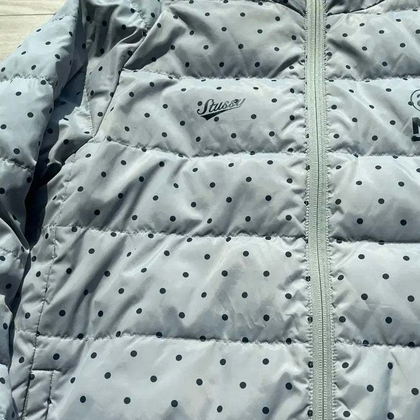 [BUNJANG] Stussy Polka Dot Lightweight Padded Jacket / 희귀) 스투시 도트 땡땡이 경량 패딩
