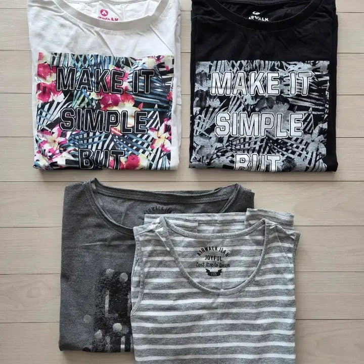 [BUNJANG] Airwalk 155 Short-Sleeve T-Shirt Set / 에어워크 155, 반팔 티셔츠