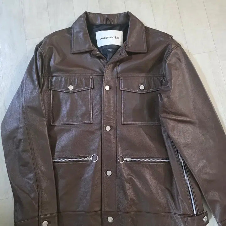 [BUNJANG] Andersson Bell Brian Real Leather Jacket (L) / 앤더슨벨 브라이언 리얼 레더 자켓 L