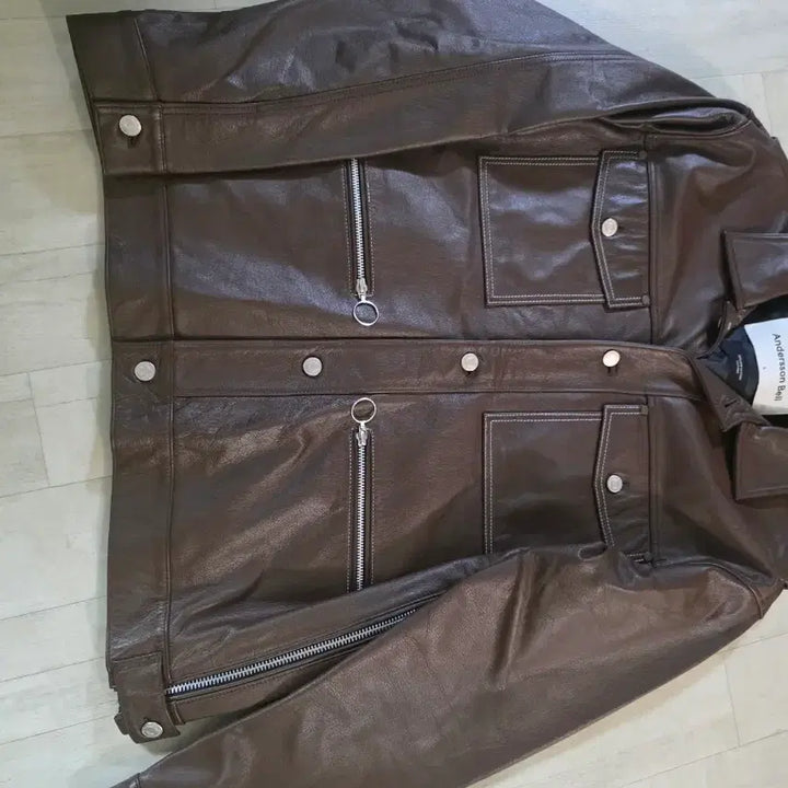 [BUNJANG] Andersson Bell Brian Real Leather Jacket (L) / 앤더슨벨 브라이언 리얼 레더 자켓 L