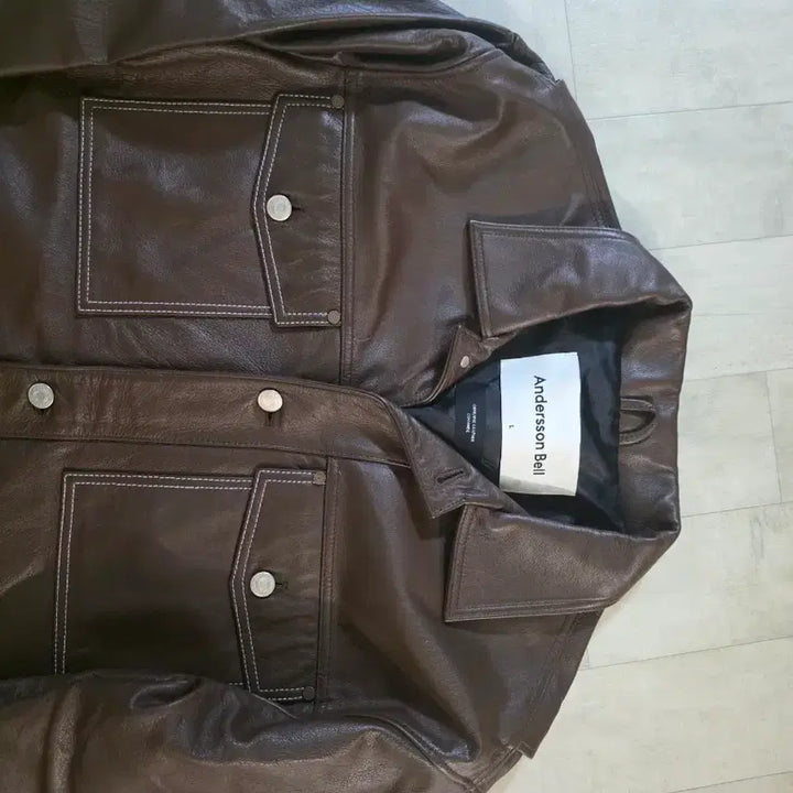 [BUNJANG] Andersson Bell Brian Real Leather Jacket (L) / 앤더슨벨 브라이언 리얼 레더 자켓 L