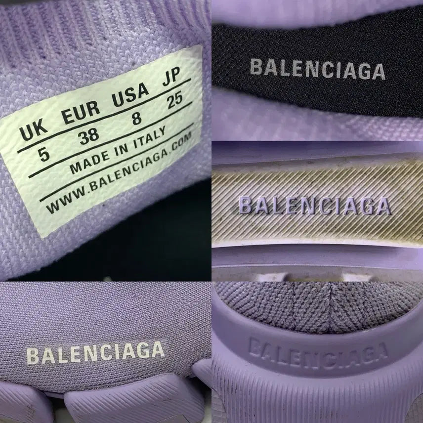 [BUNJANG] Balenciaga Speedrunner Lavender Sneakers / 267000115 발렌시아가 스피드러너 라벤더 38사이즈