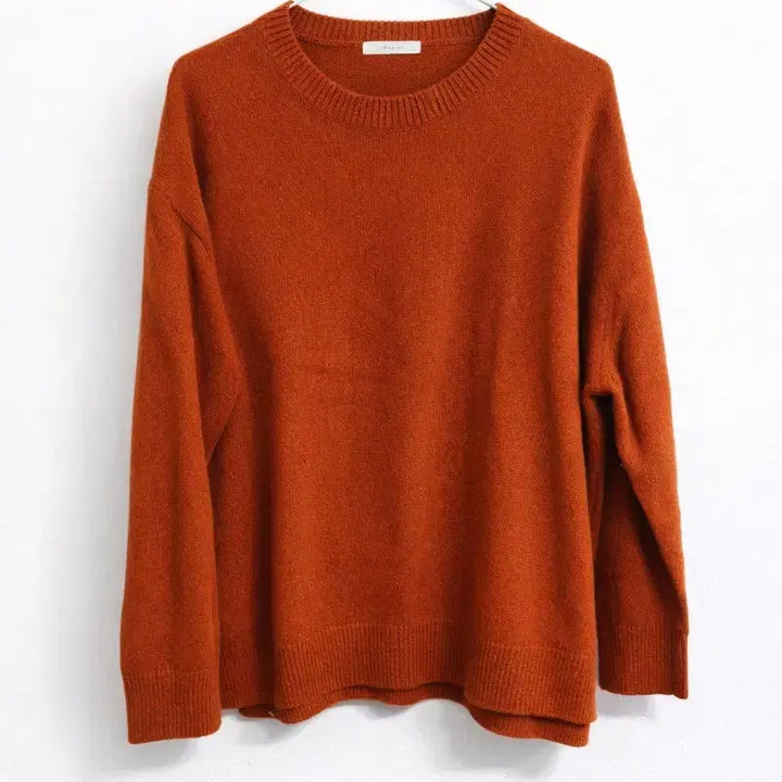 [SOLD OUT] 오렌지 브라운 니트 스웨터