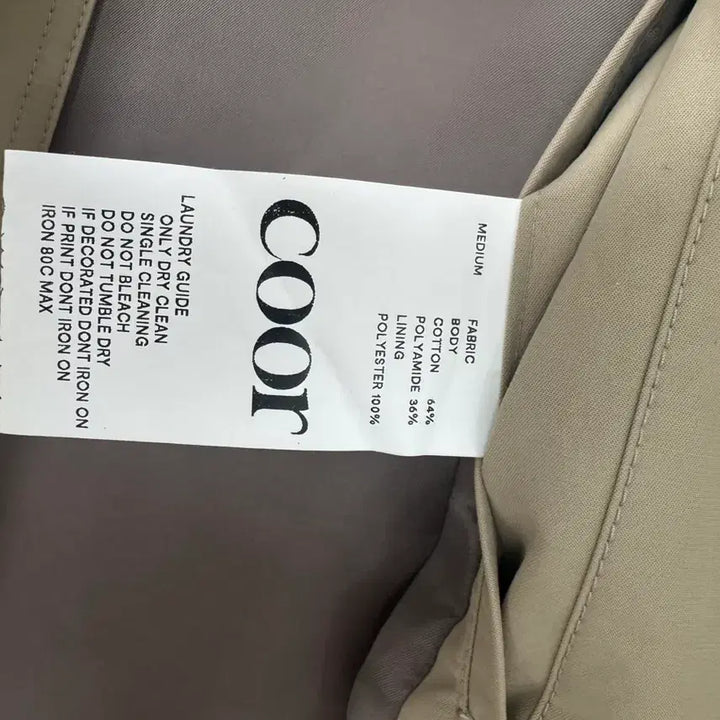 [BUNJANG] Coore Balmacaan Trench Robe Coat M / 쿠어 발마칸 트렌치 로브 코트 M