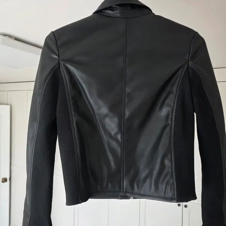[BUNJANG] DISEL Logo Applique Biker Jacket / 디절(DISEL) 로고 아플리케 바이커 자켓