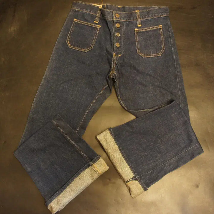 [BUNJANG] Vintage Denim Jeans / 1538 워싱청바지 구제청바지샵 때바지 빈티지데님연청 중청일자 리바이스