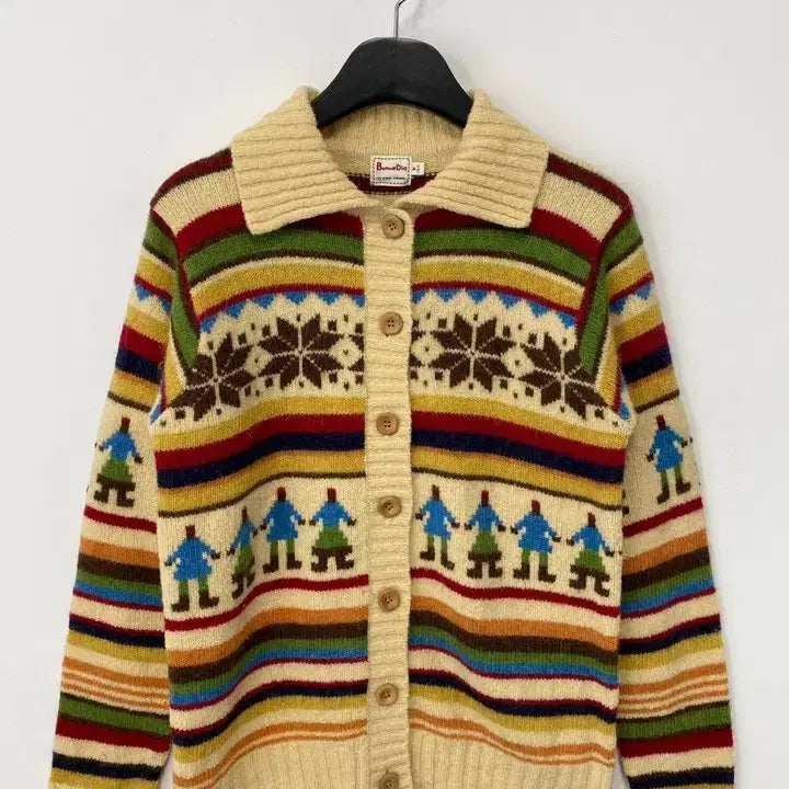 [BUNJANG] BONNEDID Wool Knit Cardigan / 빈티지 BONNEDID 울 니트 가디건