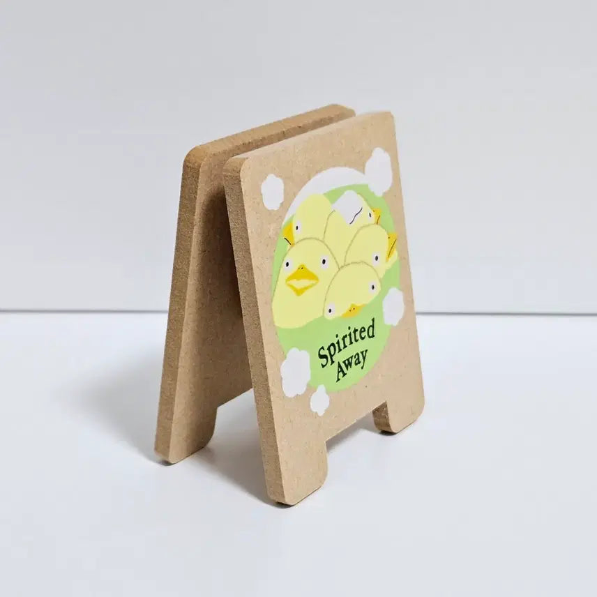 [BUNJANG] Ghibli No-Face Wood Stand Clip Spirited Away / 지브리 오오토리사마 가오나시 우드 스탠드 클립 센과 치히로의 행방불명