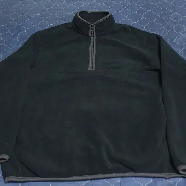 [BUNJANG] Uniqlo Half Zip Fleece Jacket (Navy, M) / 유니클로 하프집업 플리스 자켓 네이비 (M)