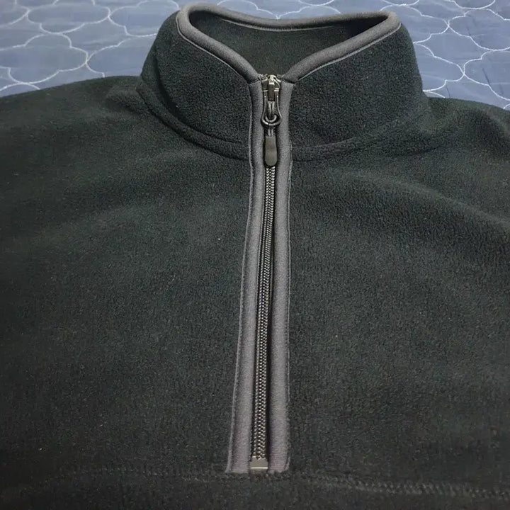 [BUNJANG] Uniqlo Half Zip Fleece Jacket (Navy, M) / 유니클로 하프집업 플리스 자켓 네이비 (M)