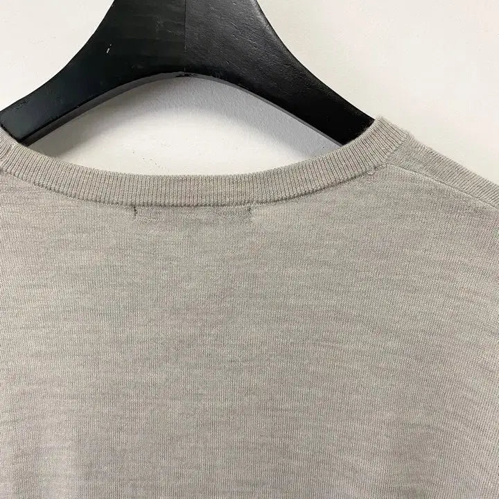[BUNJANG] 23KU Half Sleeve Wool Knit Sweater / 빈티지 23KU 하프 슬리브 울 니트
