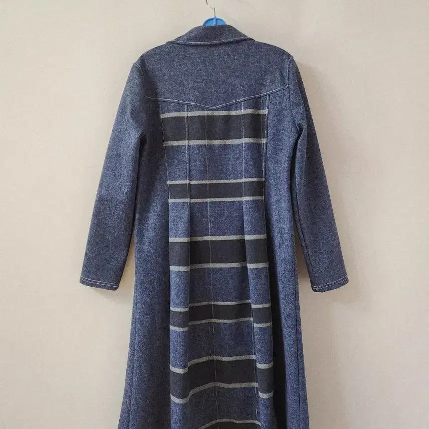 [BUNJANG] Spandex Denim Fit Long Dress / 스판 데님핏롱원피스(55~슬림66)