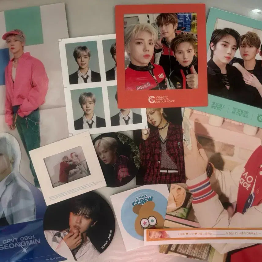[BUNJANG] Cravity Seongmin Bundle Set Photocard Goods / 크래비티 성민 포카 굿즈 일괄