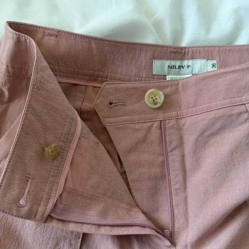 [BUNJANG] NilbyP Cargo Pants Pink 36 / 새상품 :) 닐바이피 카고팬츠 핑크 36