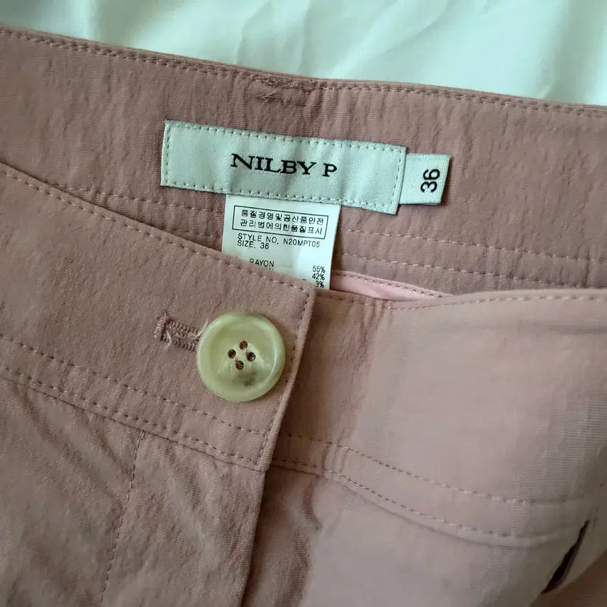 [BUNJANG] NilbyP Cargo Pants Pink 36 / 새상품 :) 닐바이피 카고팬츠 핑크 36