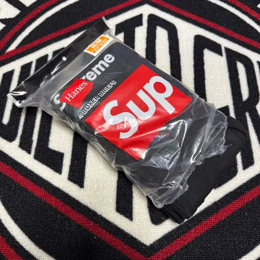 [BUNJANG] Supreme Hanes Boxer Briefs Black Underwear / 슈프림 헤인즈 복서 브리프 블랙 낱개 판매a