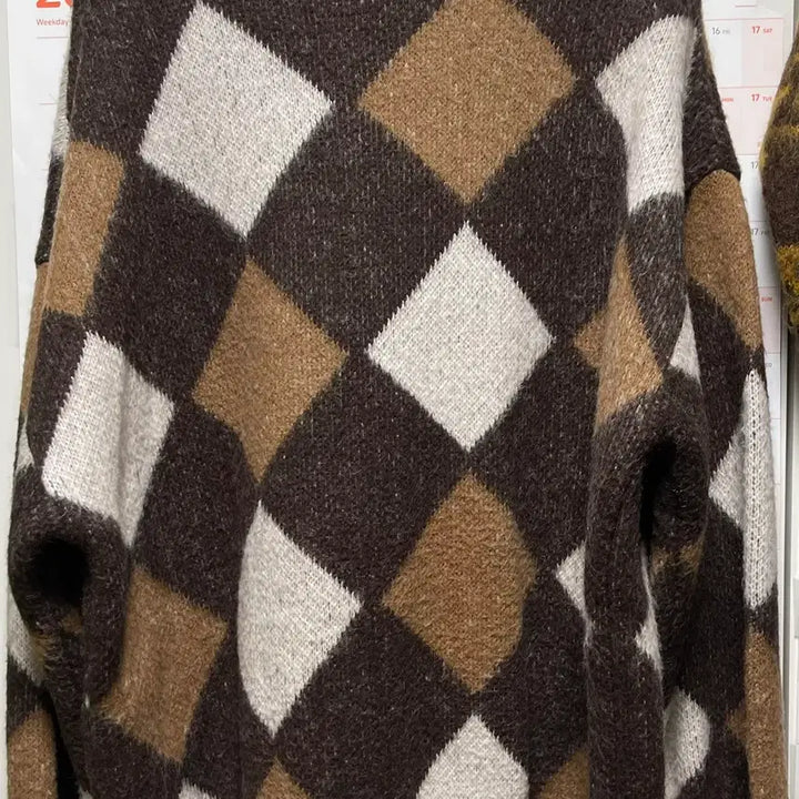 [BUNJANG] Ebbets Field Brown Mohair Cardigan / 이벳필드 브라운 컬러 모헤어 가디건
