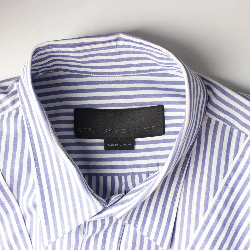 [BUNJANG] Stella McCartney Stripe Cotton Shirt / 스텔라 맥카트니 스트라이프 코튼 셔츠