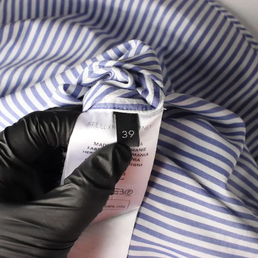 [BUNJANG] Stella McCartney Stripe Cotton Shirt / 스텔라 맥카트니 스트라이프 코튼 셔츠
