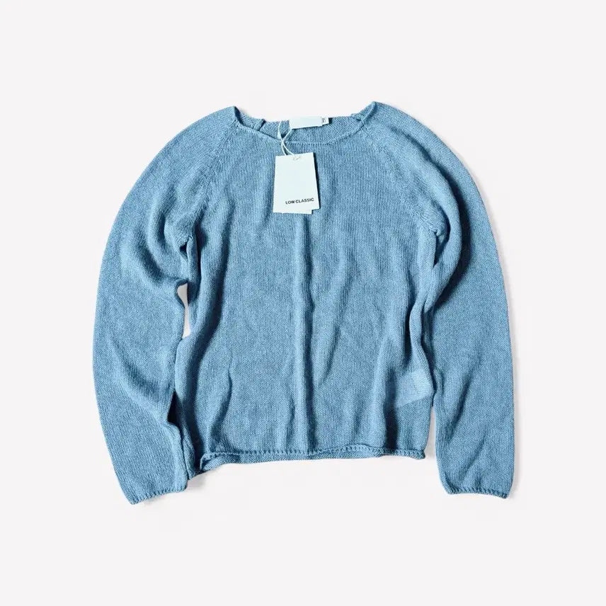 [SOLD OUT] 새상품) 로우클래식 KIDMOHAIR SWEATER 블루