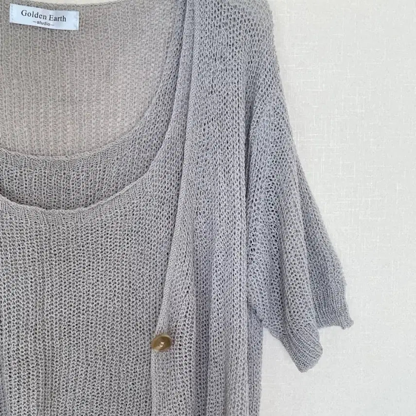 [BUNJANG] Gray Cardigan Set / 가디건세트