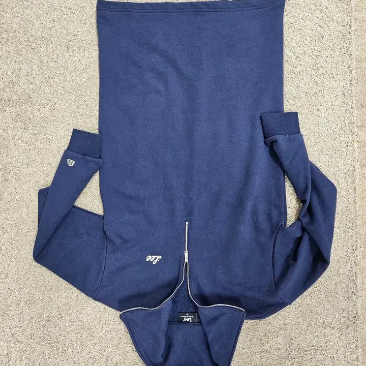 [BUNJANG] Lee Union Logo Half-Zip Sweatshirt Dress / 새상품(55-66)Lee 유니온 로고 하프집업 맨투맨 원피스