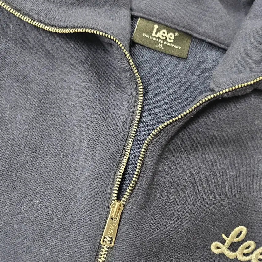[BUNJANG] Lee Union Logo Half-Zip Sweatshirt Dress / 새상품(55-66)Lee 유니온 로고 하프집업 맨투맨 원피스