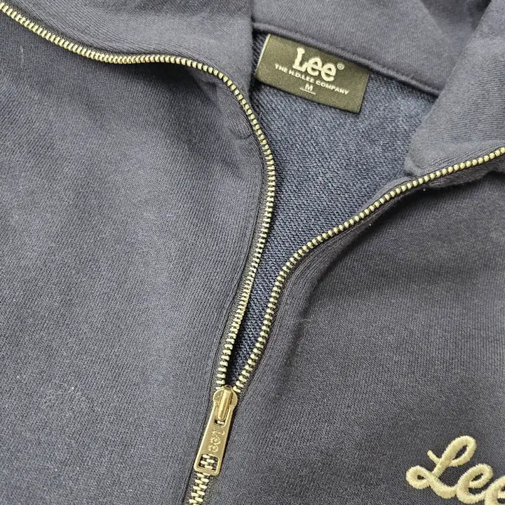 [BUNJANG] Lee Union Logo Half-Zip Sweatshirt Dress / 새상품(55-66)Lee 유니온 로고 하프집업 맨투맨 원피스